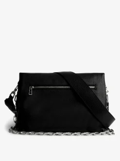 Hot Zadig & Voltaire Swing Your Wings Rocky BagICONIC Noirsilver